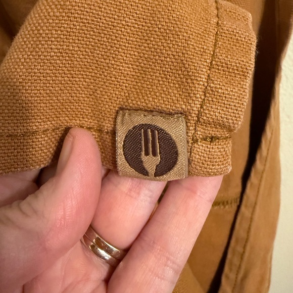 CHEF WORKS URBAN ROCKFORD CANVAS BIB APRON NUTMEG - Picture 5 of 11